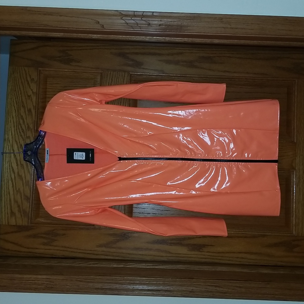 NWT Fashion Nova Neon Orange Mini Dress, Size M - Picture 2 of 6